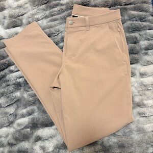 Lululemon Men's Slim Tailored Pants in Beige Size 30/28
